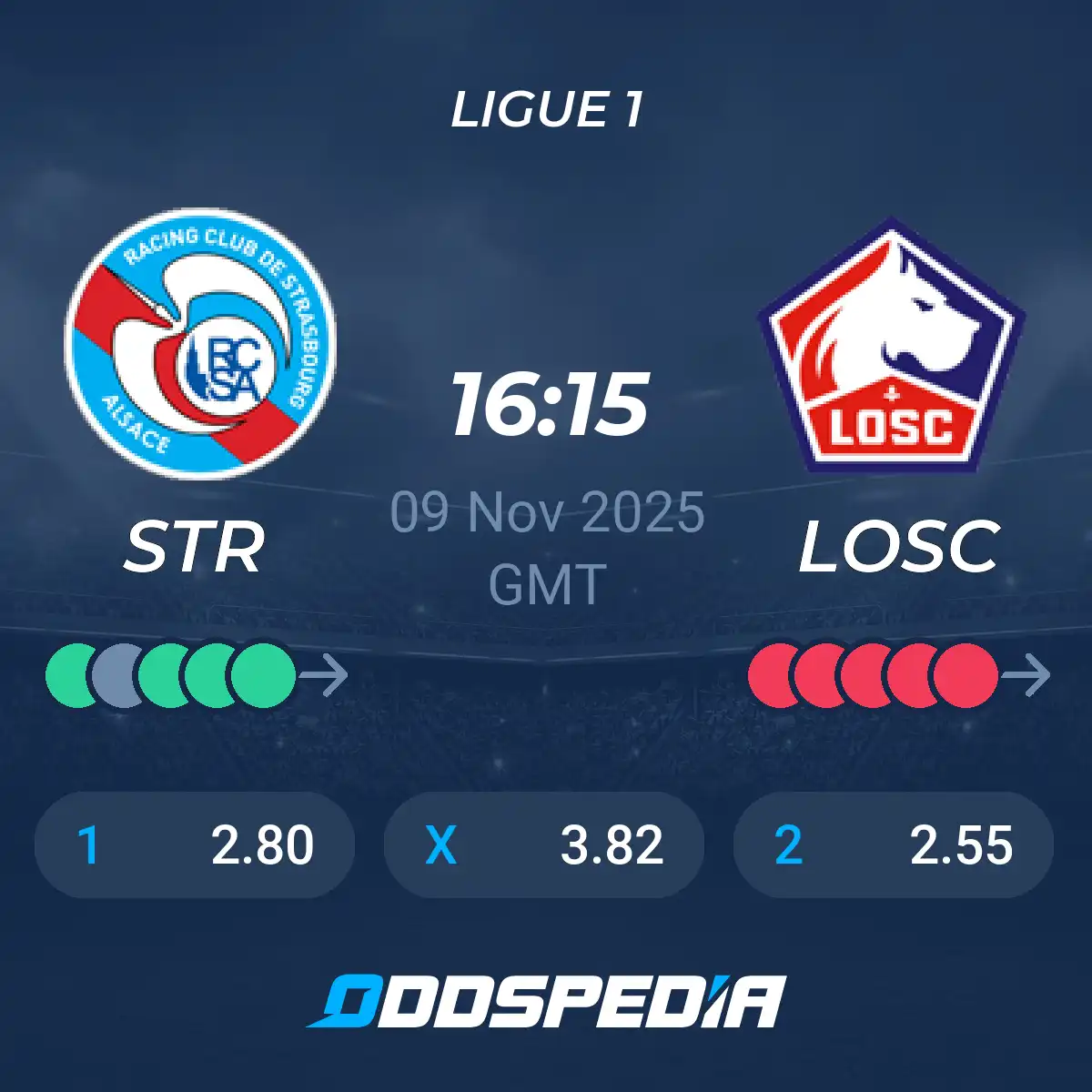 تحليل مباراة ليل ضد ستراسبورغ