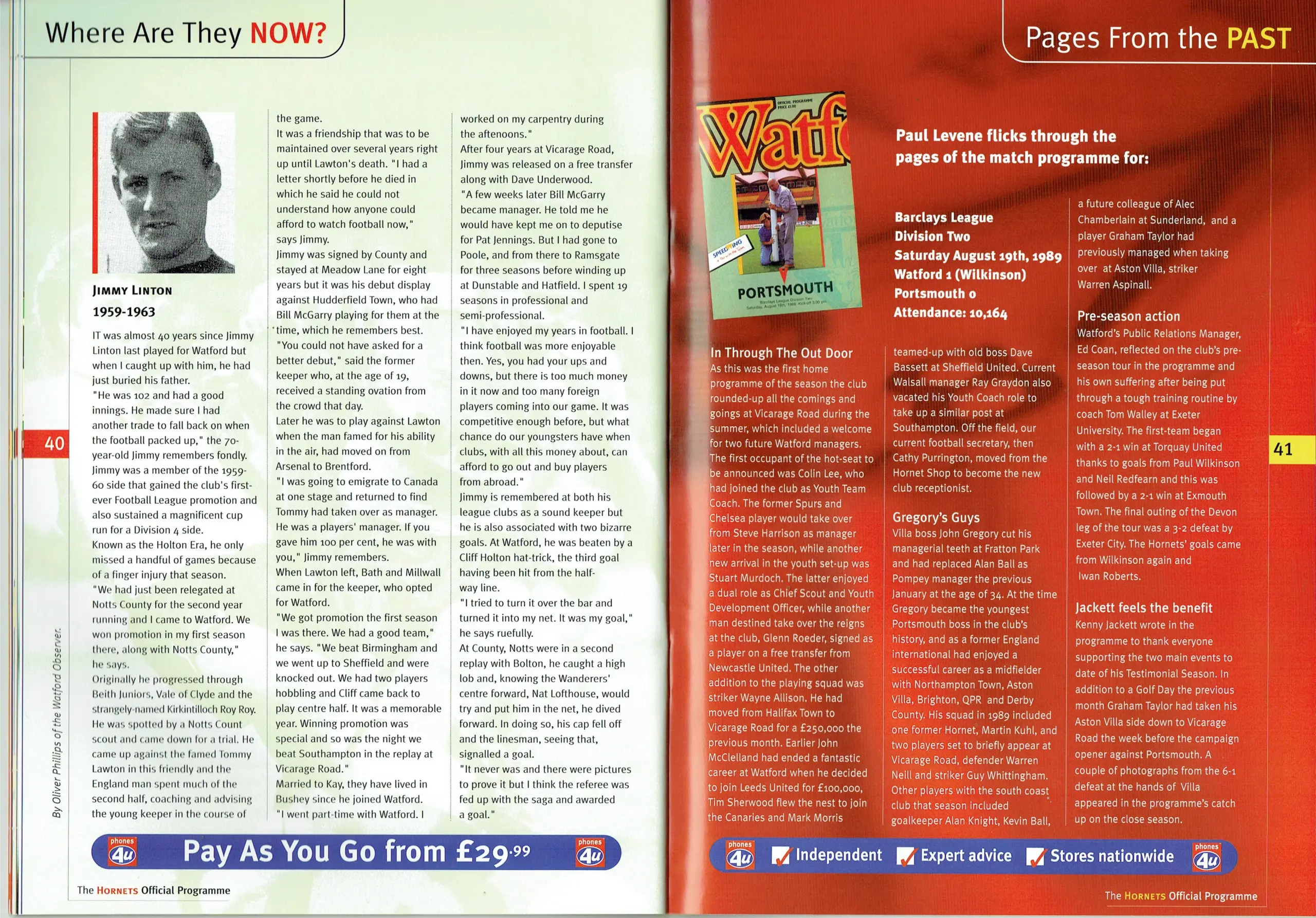 تقرير عن مباراة واتفورد ضد بورتسموث