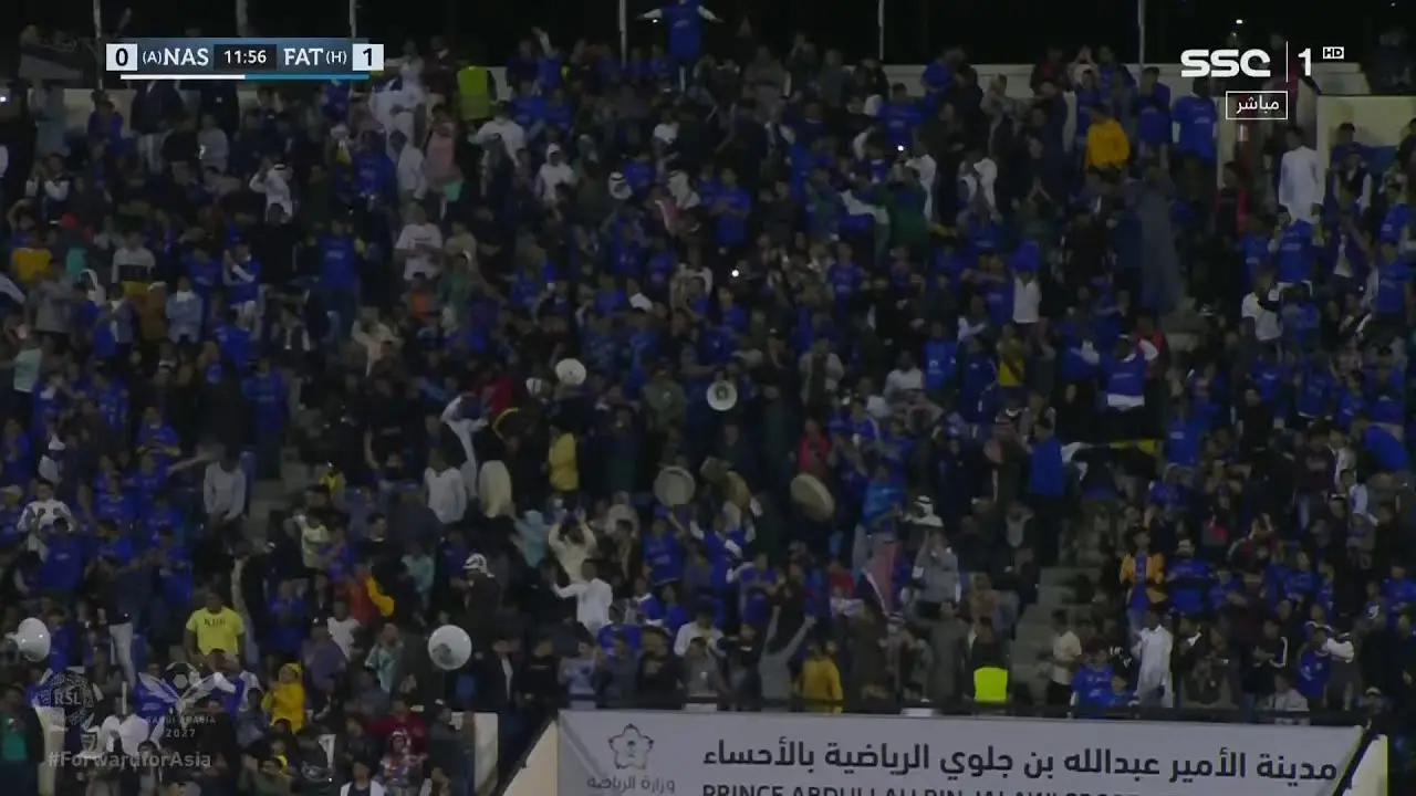 alfth dd alnsr thlyl mbarat hasmt fy aldwry alsʿwdy