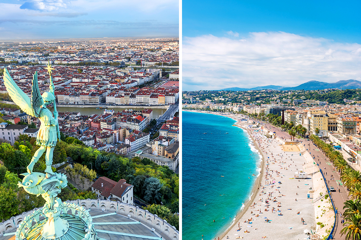 رحلة مثيرة من ليون إلى نيس