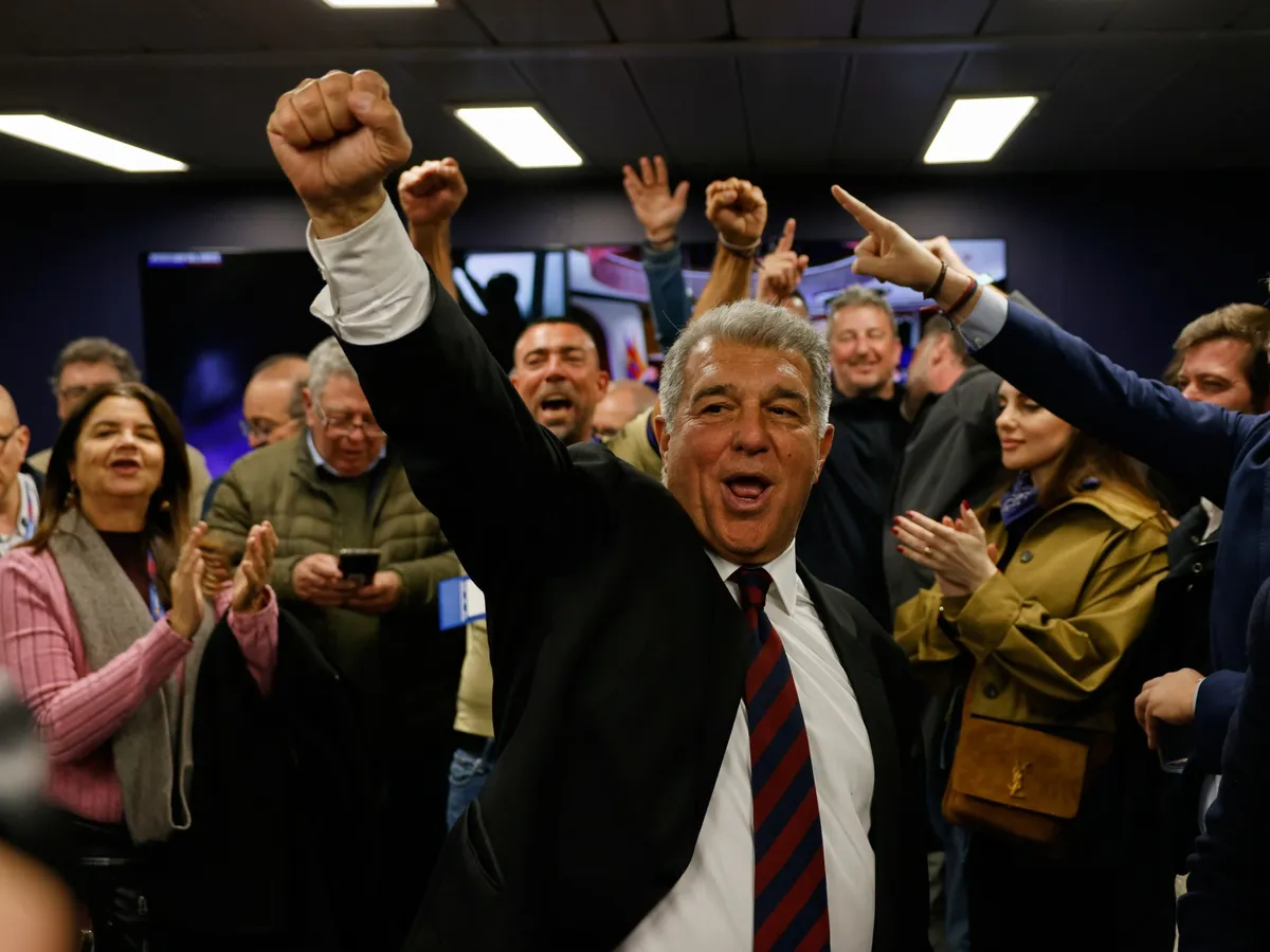 نادي برشلونة: خوان لابورتا يفوز برئاسة النادي لولاية رابعة